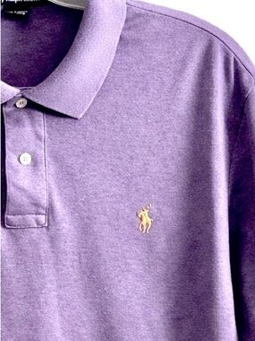 Polo Ralph Lauren Purple Polo Shirt Men’s Size Large Classic Fit